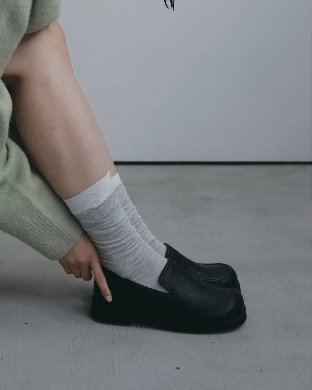 Sheer Rib Socks Sheer Rib Socks,シアー リブ ソックス,62621029,靴下,ソックス,リブソックス,ànuke,アンヌーク,lifes,ライフズ,26ss,26fall,26aw
