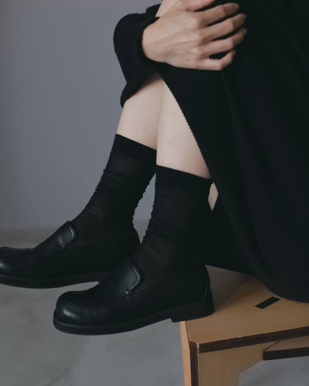 Sheer Rib Socks Sheer Rib Socks,シアー リブ ソックス,62621029,靴下,ソックス,リブソックス,ànuke,アンヌーク,lifes,ライフズ,26ss,26fall,26aw