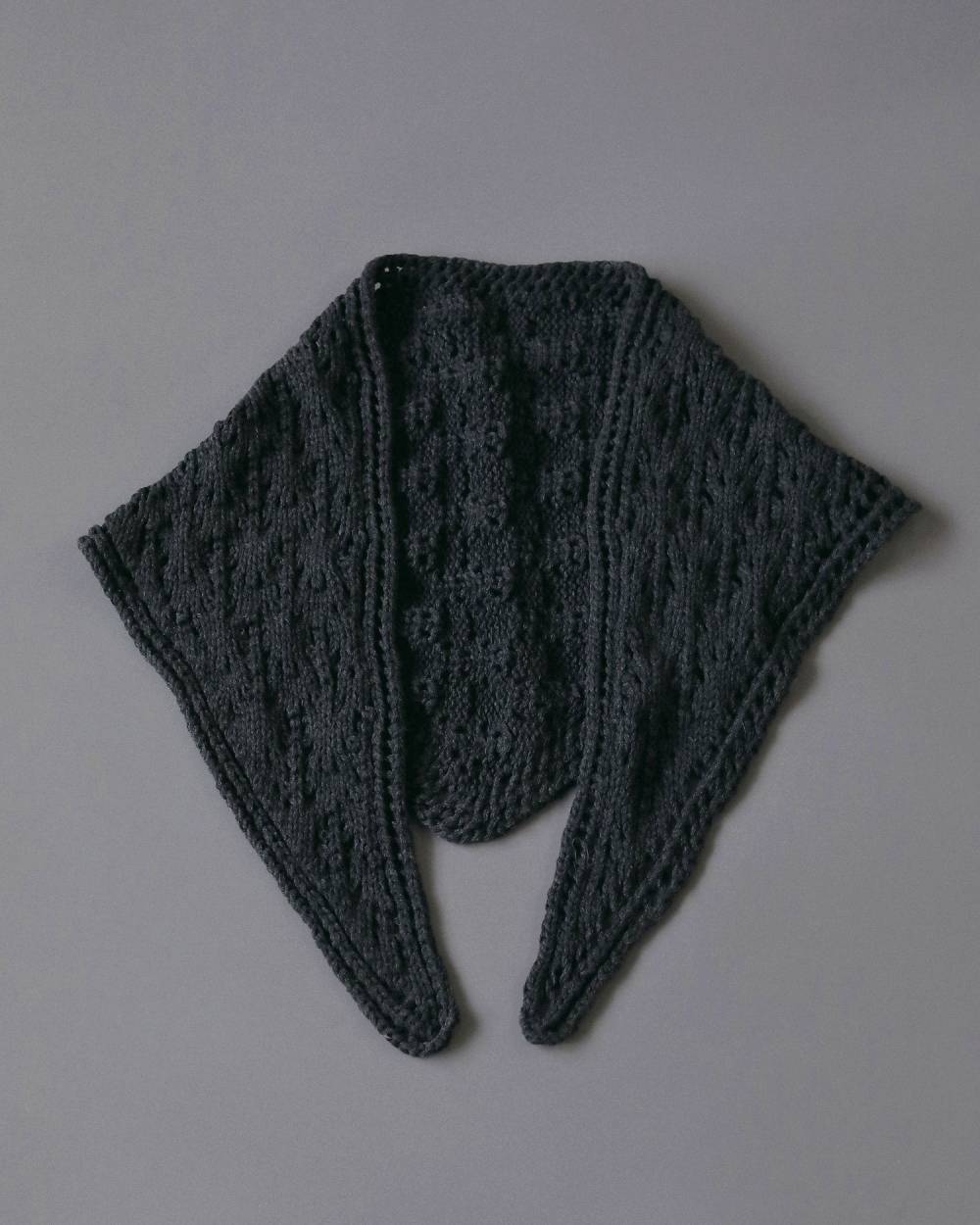 Crochet Triangle Scarf Crochet Triangle Scarf,クロシェト トライアングル スカーフ,62621034,スカーフ,ニット,ニットスカーフ,ànuke,アンヌーク,lifes,ライフズ,26fall,26aw