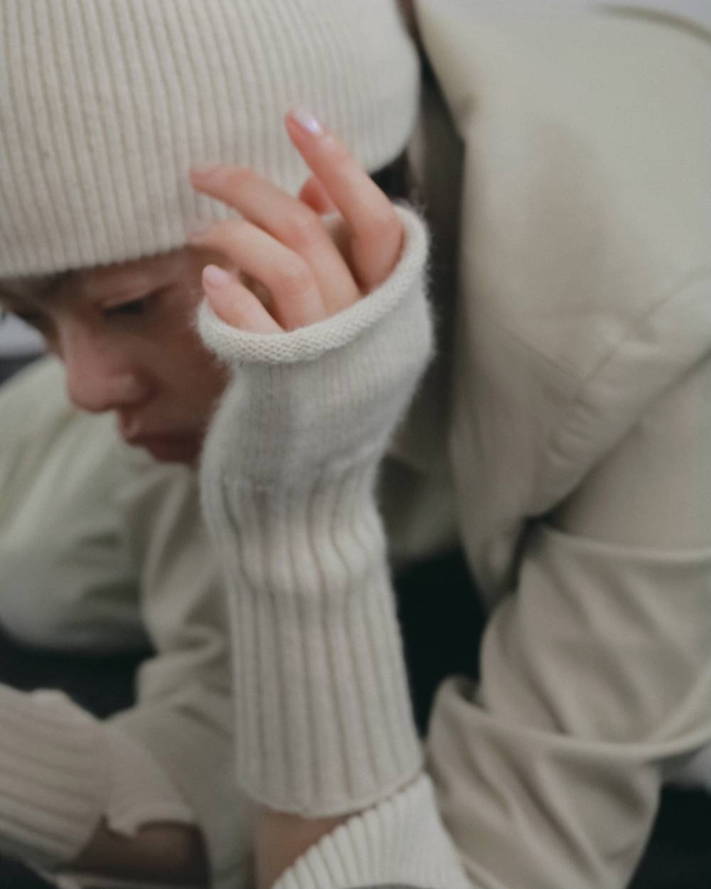 Rib Knit Glove Rib Knit Glove,リブ ニット グローブ,62621035,ニットグローブ,手袋,小物,ànuke,アンヌーク,lifes,ライフズ,26fall,26aw
