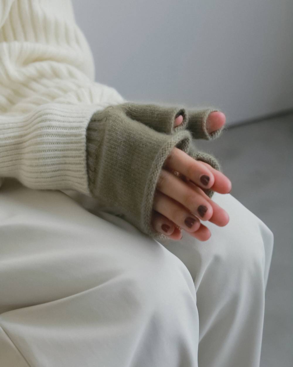 Rib Knit Glove Rib Knit Glove,リブ ニット グローブ,62621035,ニットグローブ,手袋,小物,ànuke,アンヌーク,lifes,ライフズ,26fall,26aw