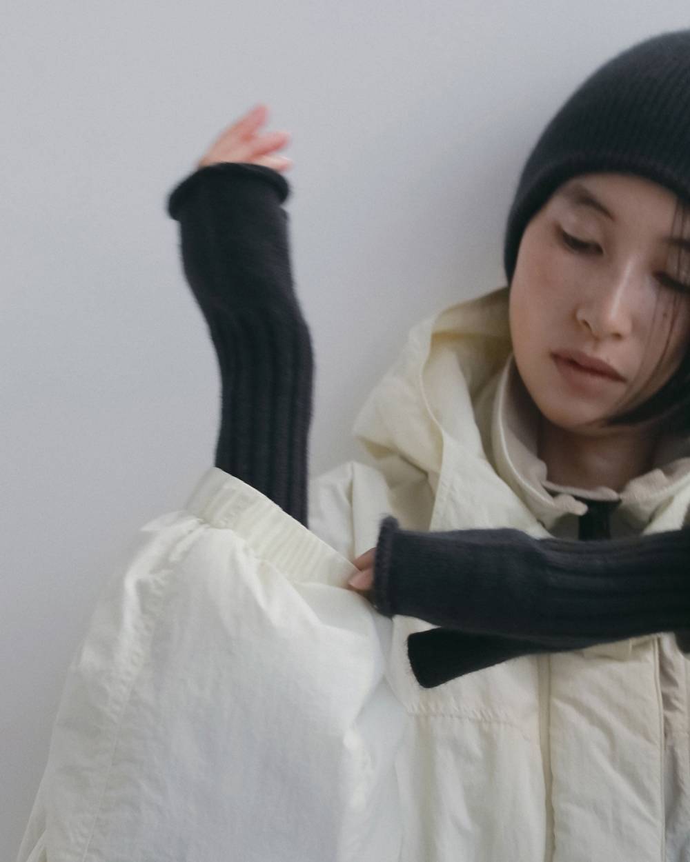 Rib Knit Glove Rib Knit Glove,リブ ニット グローブ,62621035,ニットグローブ,手袋,小物,ànuke,アンヌーク,lifes,ライフズ,26fall,26aw