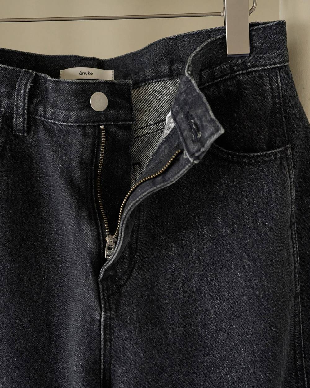 Panel Black Denim Panel Black Denim,パネル ブラック デニム,62621401,ボトム,デニム,ブラックデニム,パンツ,ワイドデニム,ànuke,アンヌーク,lifes,ライフズ,26ss,26fall,26aw
