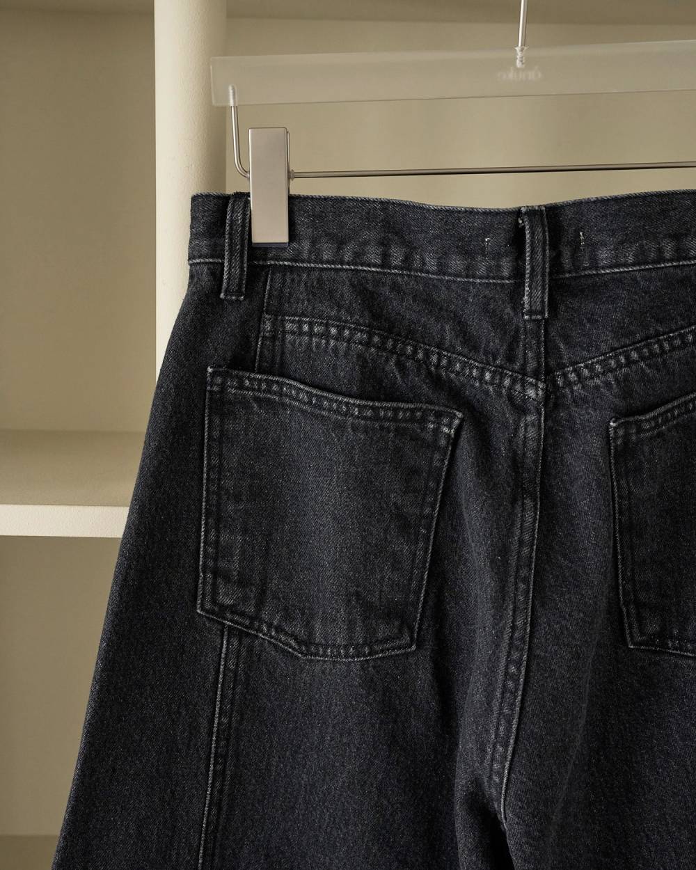 Panel Black Denim Panel Black Denim,パネル ブラック デニム,62621401,ボトム,デニム,ブラックデニム,パンツ,ワイドデニム,ànuke,アンヌーク,lifes,ライフズ,26ss,26fall,26aw