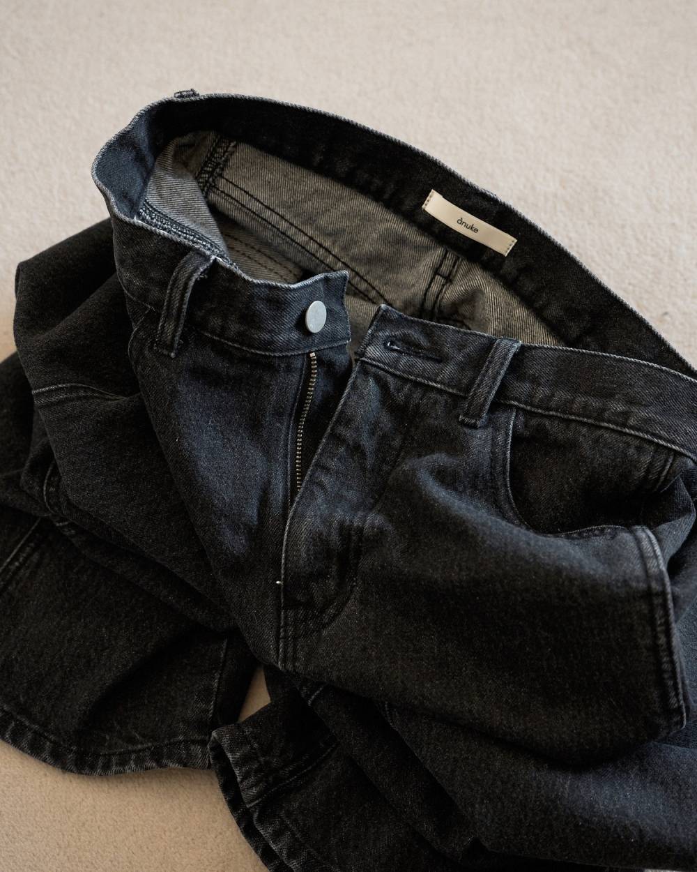 Panel Black Denim Panel Black Denim,パネル ブラック デニム,62621401,ボトム,デニム,ブラックデニム,パンツ,ワイドデニム,ànuke,アンヌーク,lifes,ライフズ,26ss,26fall,26aw