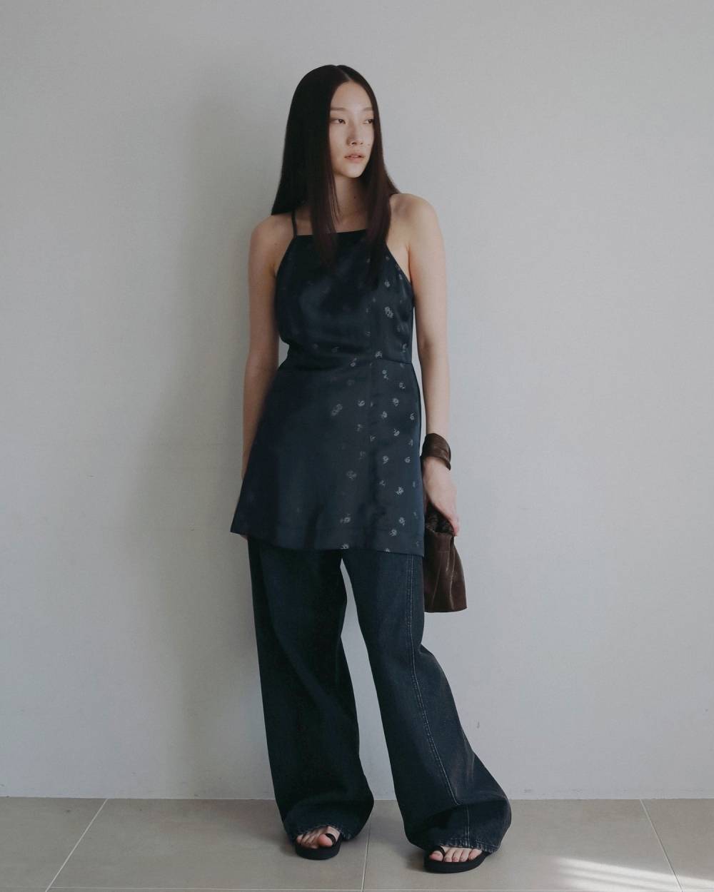 Panel Black Denim Panel Black Denim,パネル ブラック デニム,62621401,ボトム,デニム,ブラックデニム,パンツ,ワイドデニム,ànuke,アンヌーク,lifes,ライフズ,26ss,26fall,26aw