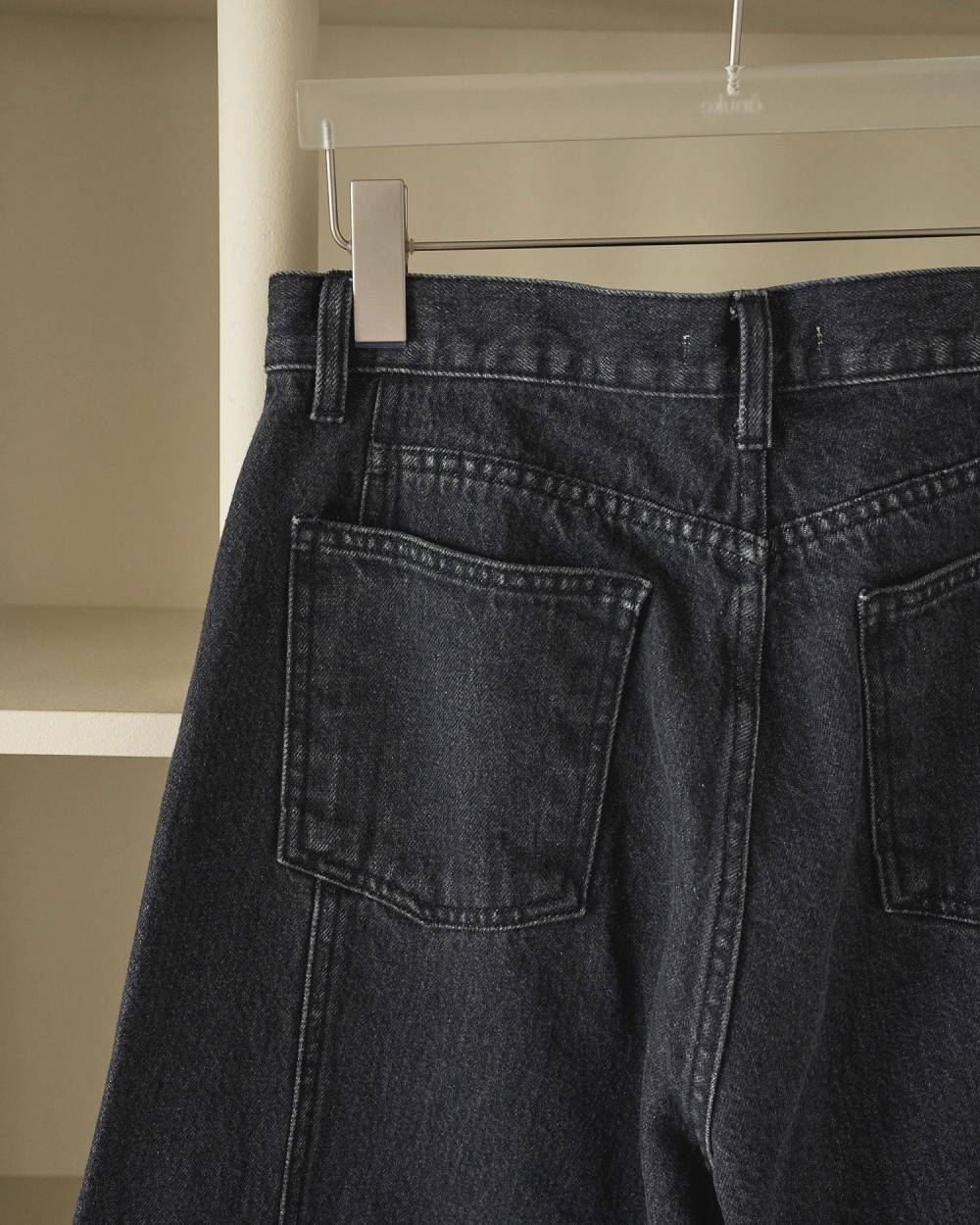 Panel Black Denim Panel Black Denim,パネル ブラック デニム,62621401,ボトム,デニム,ブラックデニム,パンツ,ワイドデニム,ànuke,アンヌーク,lifes,ライフズ,26ss,26fall,26aw