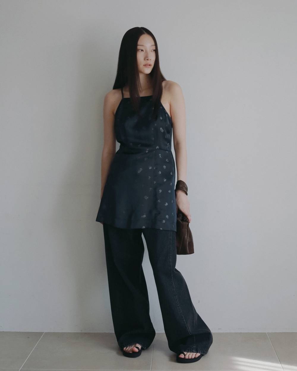 Panel Black Denim Panel Black Denim,パネル ブラック デニム,62621401,ボトム,デニム,ブラックデニム,パンツ,ワイドデニム,ànuke,アンヌーク,lifes,ライフズ,26ss,26fall,26aw