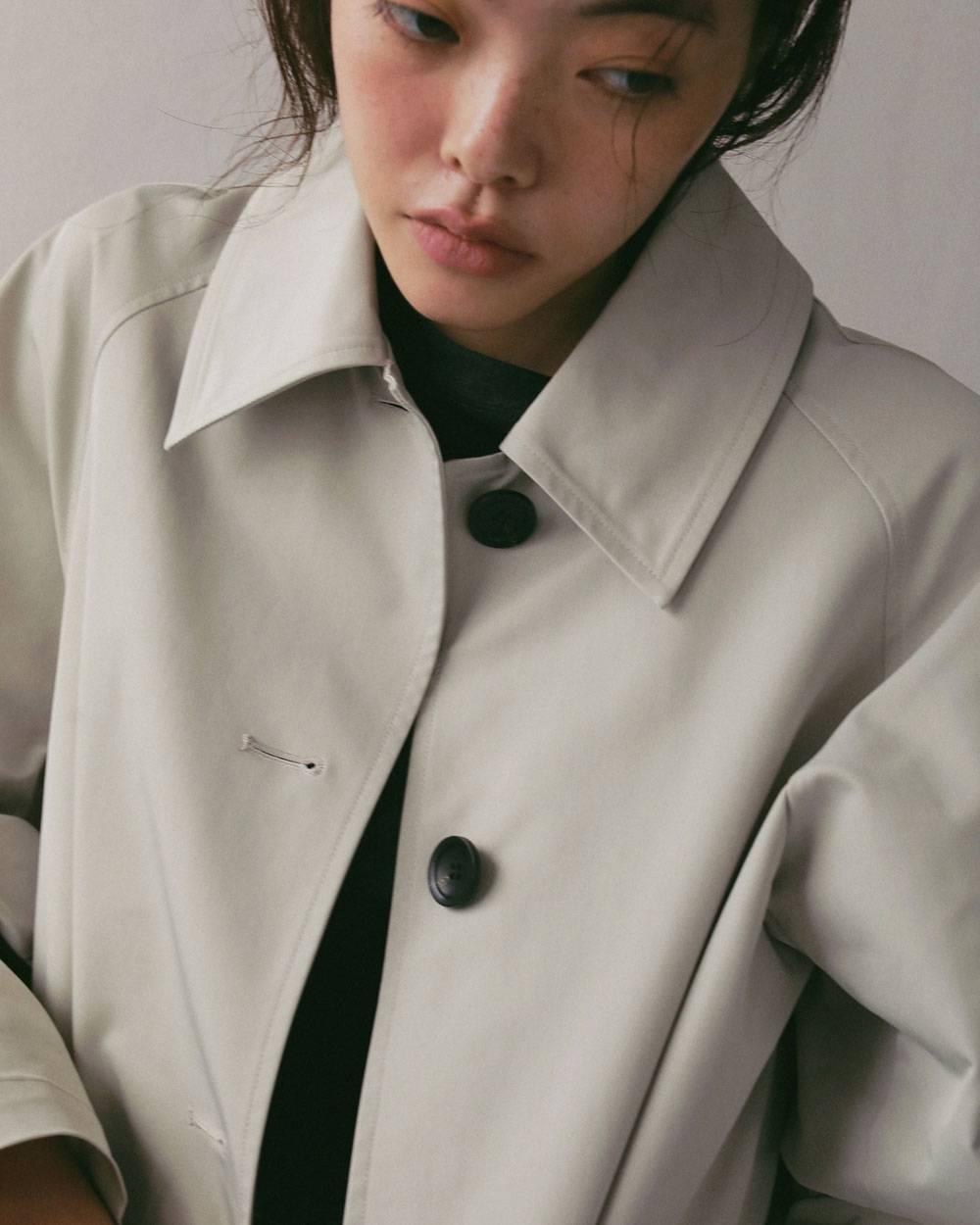 Soutiencollar Twill Coat Soutiencollar Twill Coat,ステンカラー ツイル コート,62710001,アウター,コート,ロングコート,羽織,ànuke,アンヌーク,lifes,ライフズ,27ss