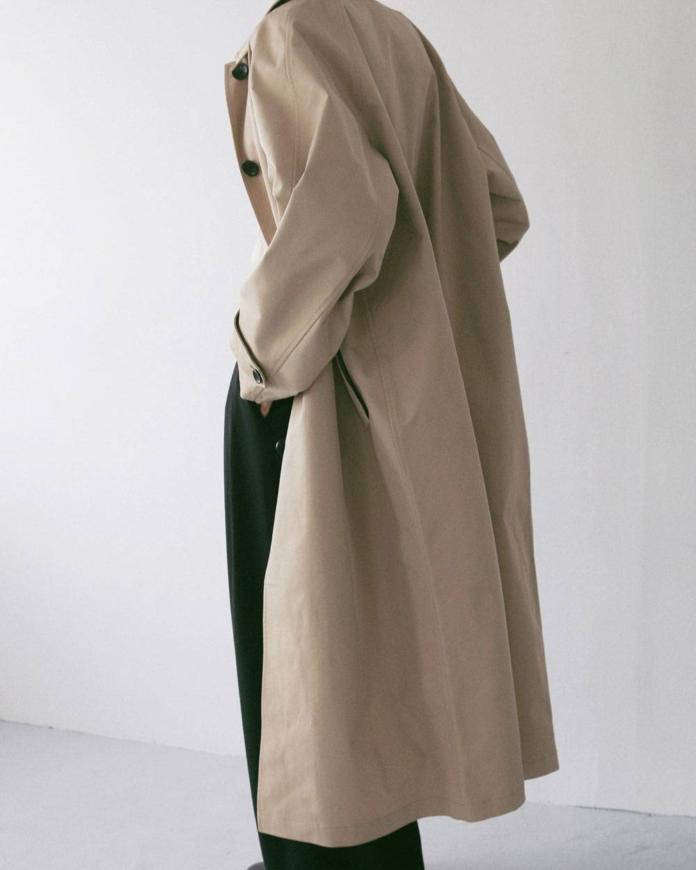 Soutiencollar Twill Coat Soutiencollar Twill Coat,ステンカラー ツイル コート,62710001,アウター,コート,ロングコート,羽織,ànuke,アンヌーク,lifes,ライフズ,27ss