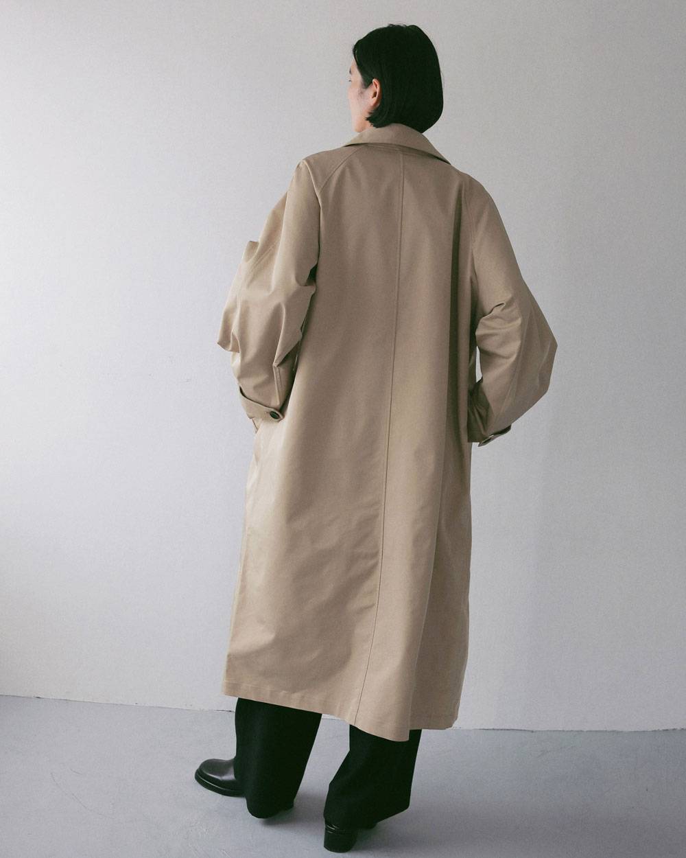 Soutiencollar Twill Coat Soutiencollar Twill Coat,ステンカラー ツイル コート,62710001,アウター,コート,ロングコート,羽織,ànuke,アンヌーク,lifes,ライフズ,27ss