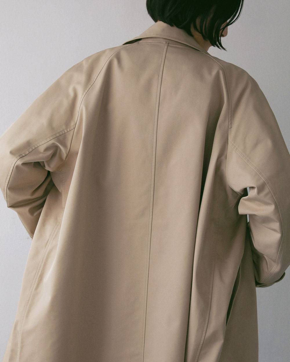 Soutiencollar Twill Coat Soutiencollar Twill Coat,ステンカラー ツイル コート,62710001,アウター,コート,ロングコート,羽織,ànuke,アンヌーク,lifes,ライフズ,27ss