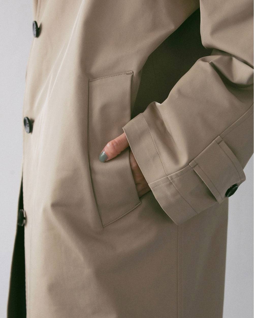 Soutiencollar Twill Coat Soutiencollar Twill Coat,ステンカラー ツイル コート,62710001,アウター,コート,ロングコート,羽織,ànuke,アンヌーク,lifes,ライフズ,27ss