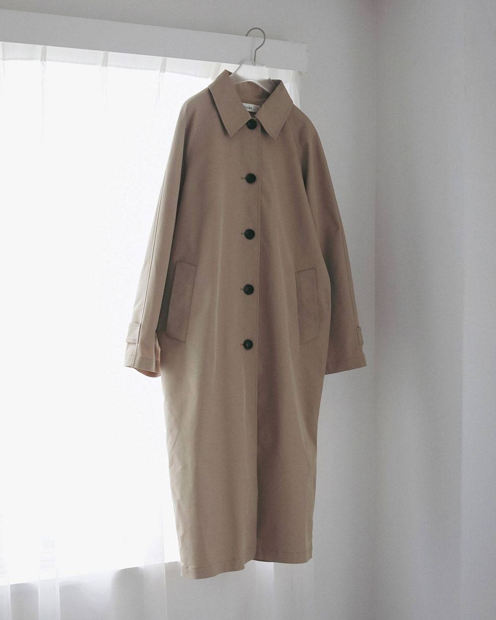 Soutiencollar Twill Coat Soutiencollar Twill Coat,ステンカラー ツイル コート,62710001,アウター,コート,ロングコート,羽織,ànuke,アンヌーク,lifes,ライフズ,27ss