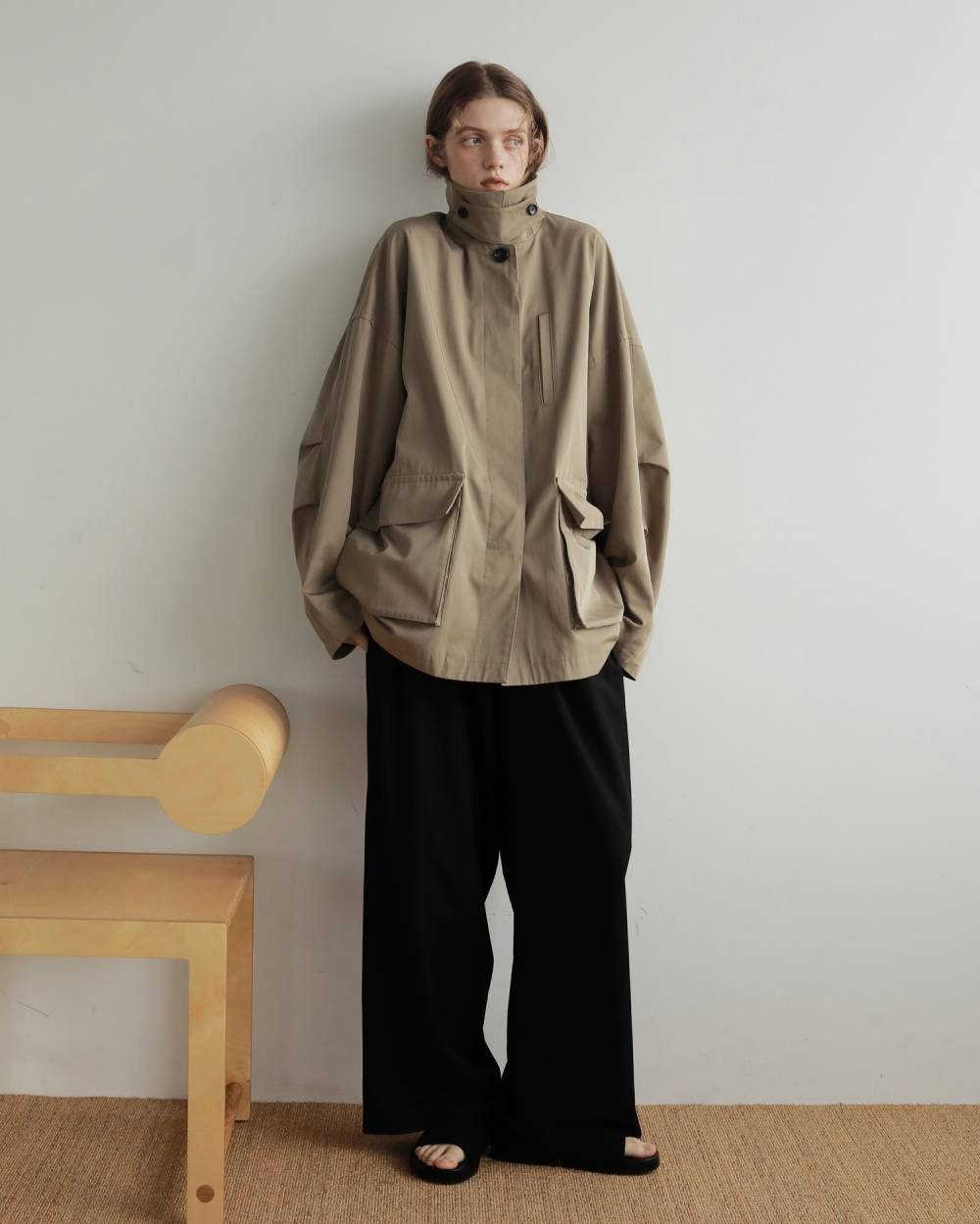 Over Half Coat Over Half Coat,オーバー ハーフ コート,62710002,アウター,コート,羽織,ハーフコート,ànuke,アンヌーク,lifes,ライフズ,27ss