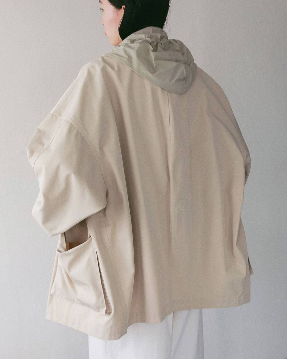 Over Half Coat Over Half Coat,オーバー ハーフ コート,62710002,アウター,コート,羽織,ハーフコート,ànuke,アンヌーク,lifes,ライフズ,27ss