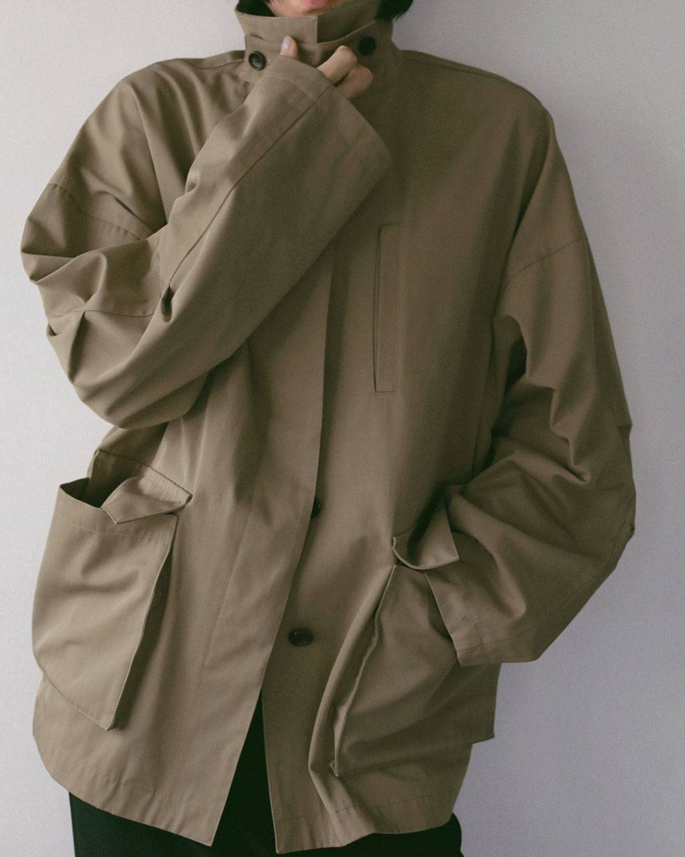 Over Half Coat Over Half Coat,オーバー ハーフ コート,62710002,アウター,コート,羽織,ハーフコート,ànuke,アンヌーク,lifes,ライフズ,27ss