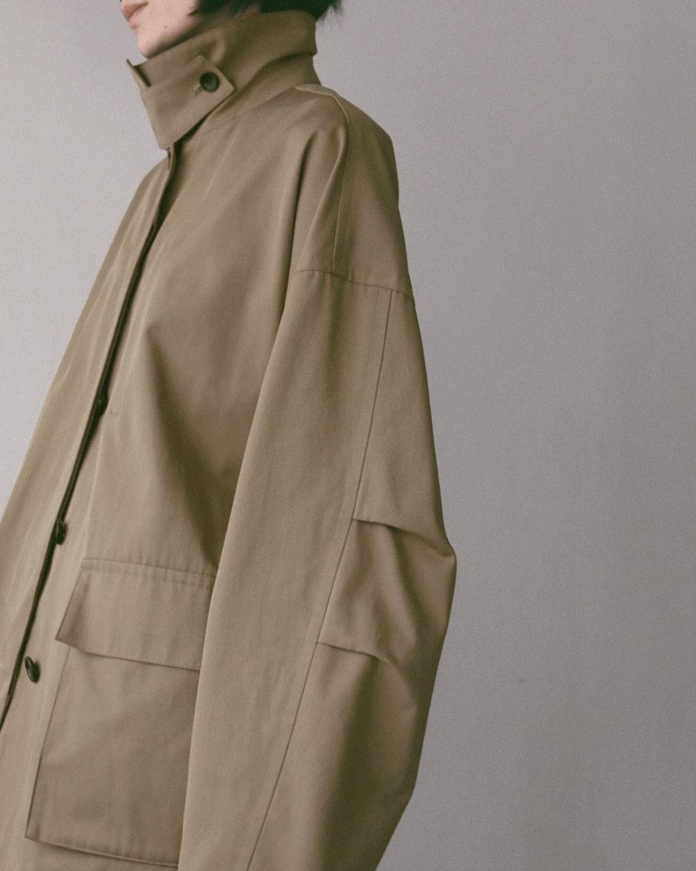 Over Half Coat Over Half Coat,オーバー ハーフ コート,62710002,アウター,コート,羽織,ハーフコート,ànuke,アンヌーク,lifes,ライフズ,27ss
