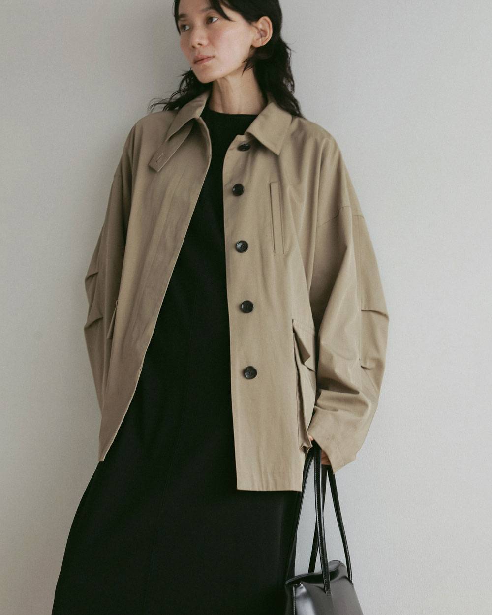 Over Half Coat Over Half Coat,オーバー ハーフ コート,62710002,アウター,コート,羽織,ハーフコート,ànuke,アンヌーク,lifes,ライフズ,27ss
