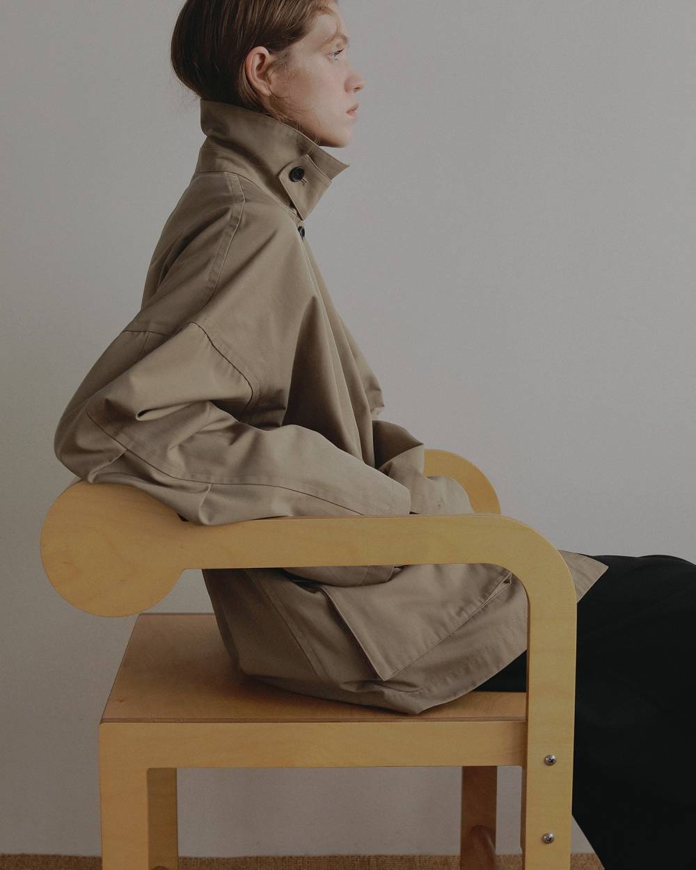Over Half Coat Over Half Coat,オーバー ハーフ コート,62710002,アウター,コート,羽織,ハーフコート,ànuke,アンヌーク,lifes,ライフズ,27ss