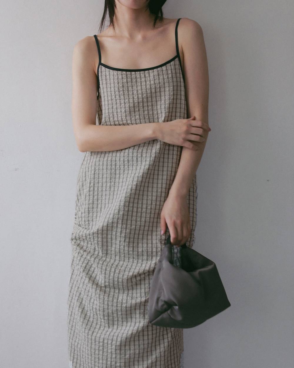 Suckercheck Cami Onepiece Suckercheck Cami Onepiece,サッカーチェック キャミ ワンピース,62710303,ワンピース,ワンピ,チェック,柄,キャミワンピ,ànuke,アンヌーク,lifes,ライフズ,27ss