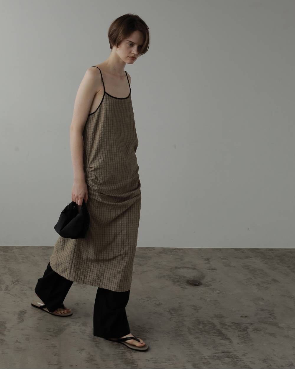 Suckercheck Cami Onepiece Suckercheck Cami Onepiece,サッカーチェック キャミ ワンピース,62710303,ワンピース,ワンピ,チェック,柄,キャミワンピ,ànuke,アンヌーク,lifes,ライフズ,27ss