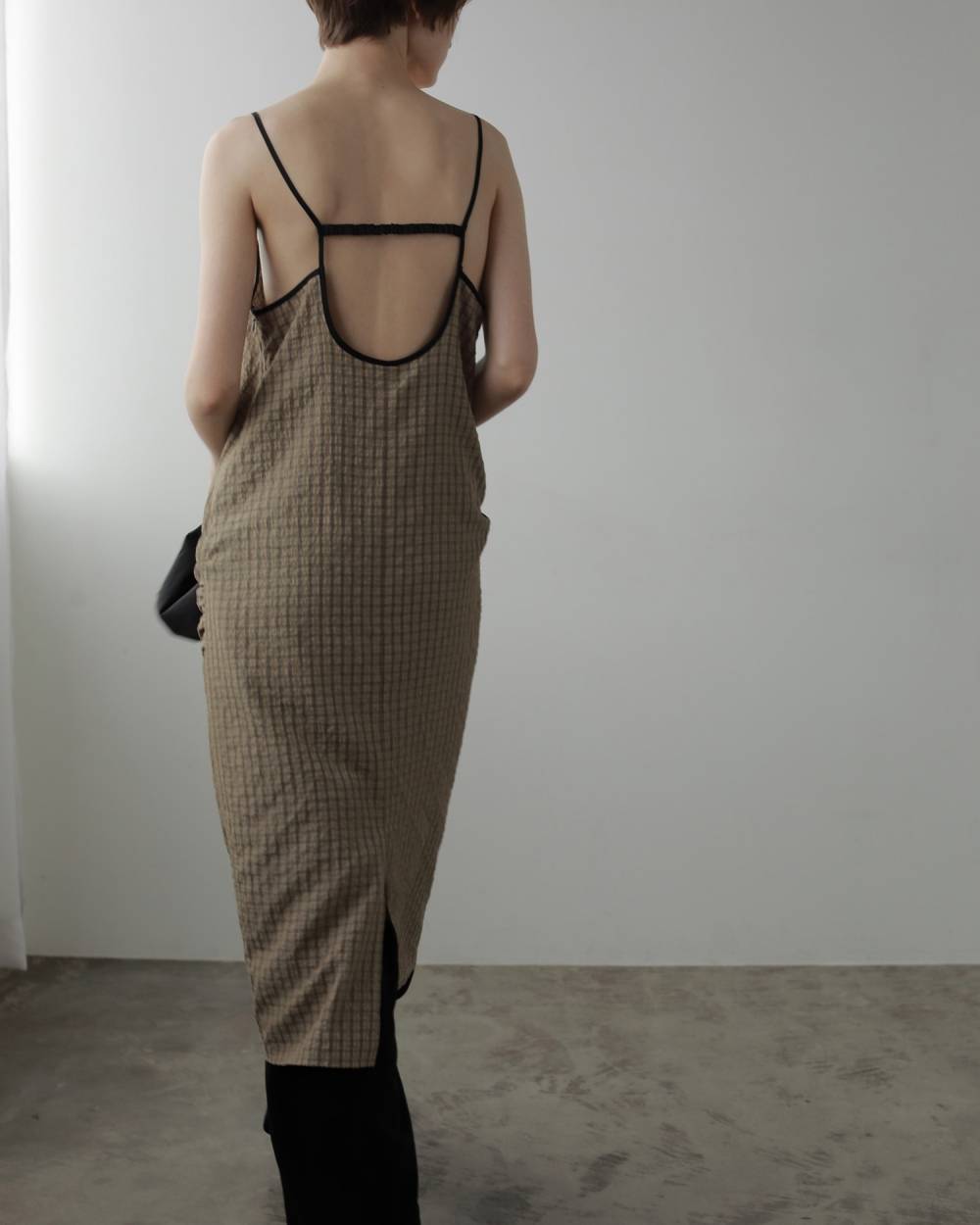 Suckercheck Cami Onepiece Suckercheck Cami Onepiece,サッカーチェック キャミ ワンピース,62710303,ワンピース,ワンピ,チェック,柄,キャミワンピ,ànuke,アンヌーク,lifes,ライフズ,27ss