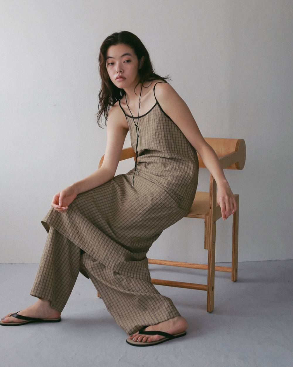 Suckercheck Cami Onepiece Suckercheck Cami Onepiece,サッカーチェック キャミ ワンピース,62710303,ワンピース,ワンピ,チェック,柄,キャミワンピ,ànuke,アンヌーク,lifes,ライフズ,27ss