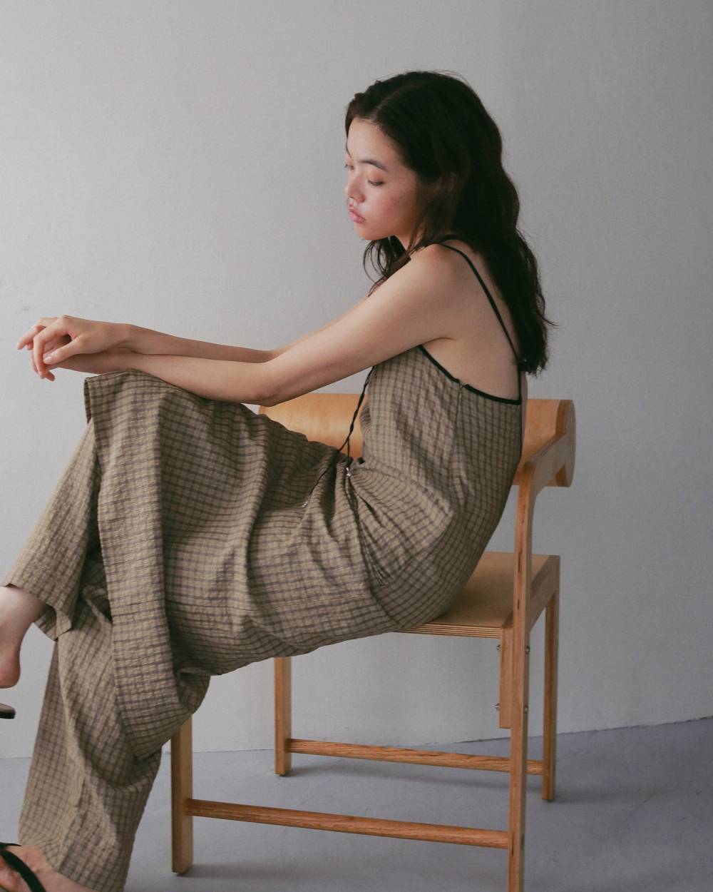 Suckercheck Cami Onepiece Suckercheck Cami Onepiece,サッカーチェック キャミ ワンピース,62710303,ワンピース,ワンピ,チェック,柄,キャミワンピ,ànuke,アンヌーク,lifes,ライフズ,27ss