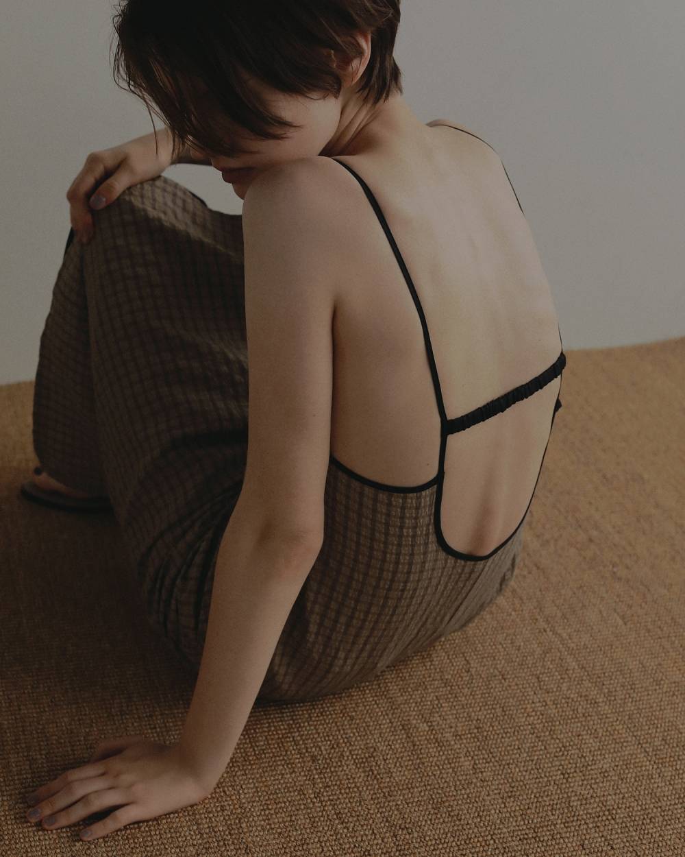 Suckercheck Cami Onepiece Suckercheck Cami Onepiece,サッカーチェック キャミ ワンピース,62710303,ワンピース,ワンピ,チェック,柄,キャミワンピ,ànuke,アンヌーク,lifes,ライフズ,27ss