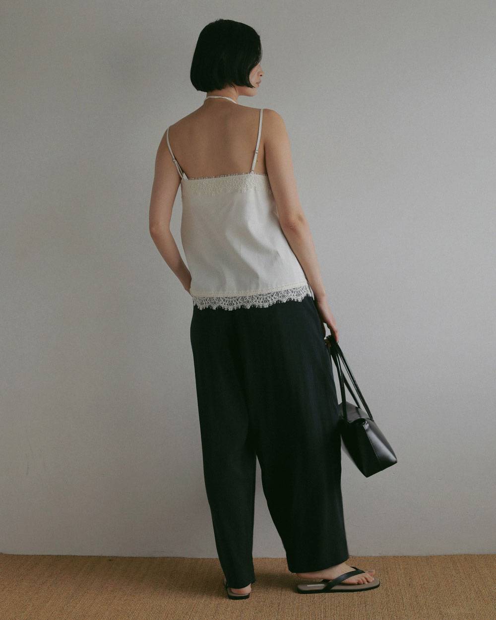 Twill Lace Camisole Twill Lace Camisole,ツイル レース キャミソール,62710404,キャミソールトップス,トップス,キャミソール,キャミ,ànuke,アンヌーク,lifes,ライフズ,27ss