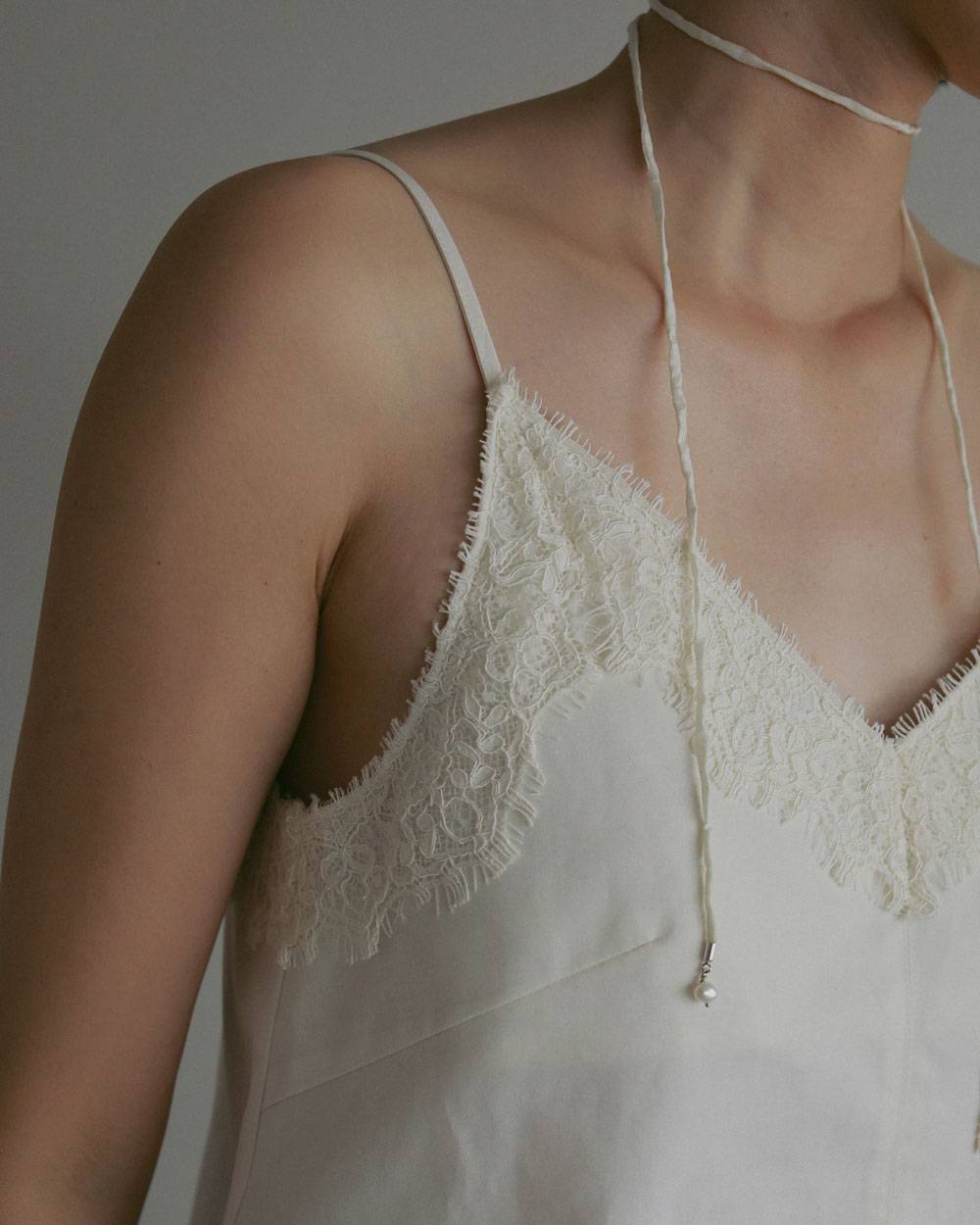 Twill Lace Camisole Twill Lace Camisole,ツイル レース キャミソール,62710404,キャミソールトップス,トップス,キャミソール,キャミ,ànuke,アンヌーク,lifes,ライフズ,27ss