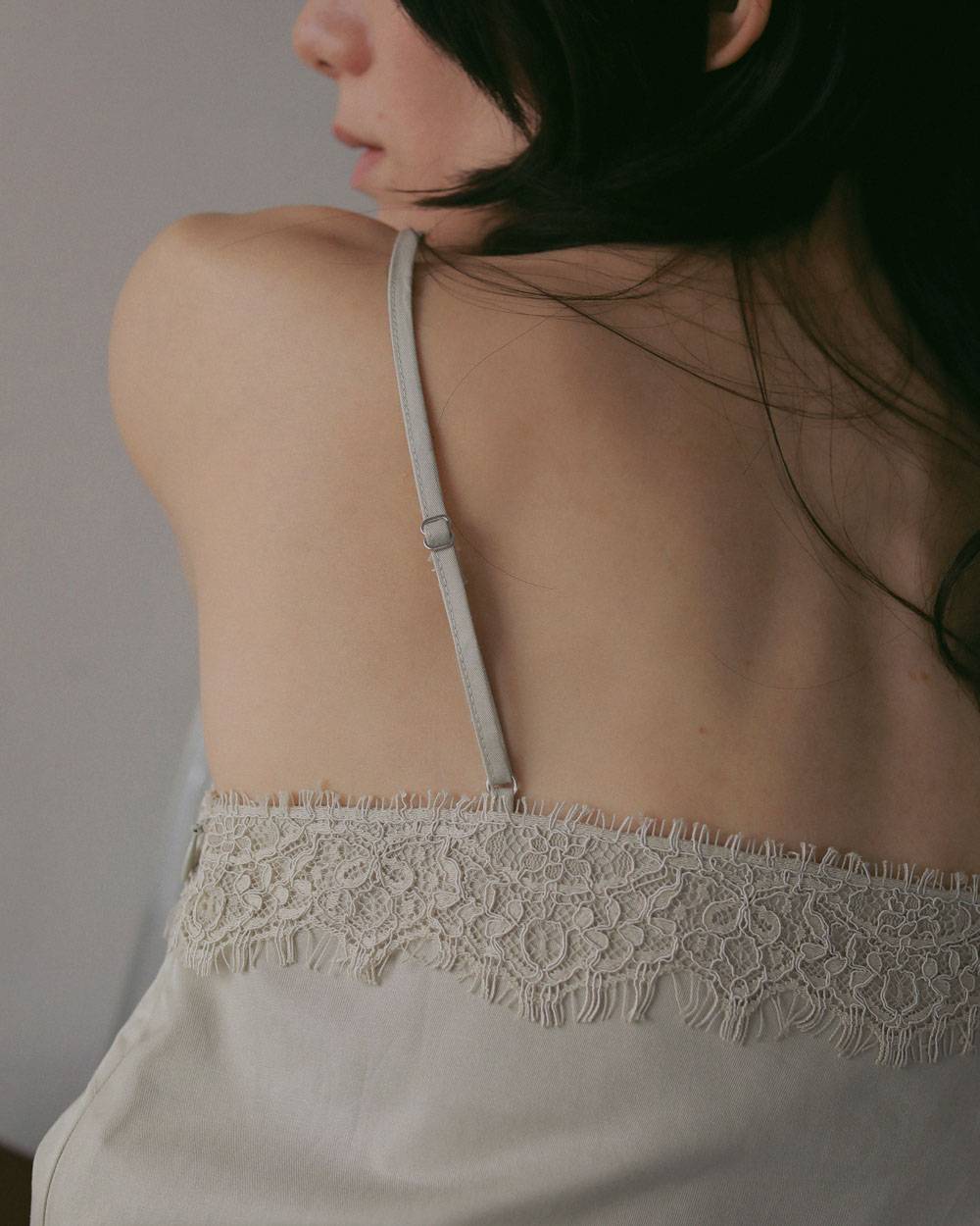 Twill Lace Camisole Twill Lace Camisole,ツイル レース キャミソール,62710404,キャミソールトップス,トップス,キャミソール,キャミ,ànuke,アンヌーク,lifes,ライフズ,27ss