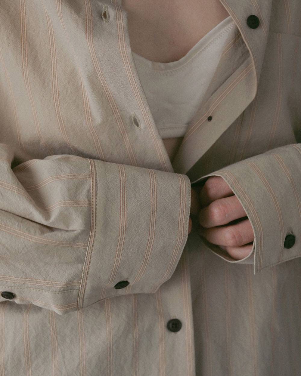 Dry Stripe Shirts Dry Stripe Shirts,ドライ ストライプ シャツ,62710406,シャツ,ブラウス,トップス,羽織,ストライプシャツ,ストライプ,柄,ànuke,アンヌーク,lifes,ライフズ,27ss