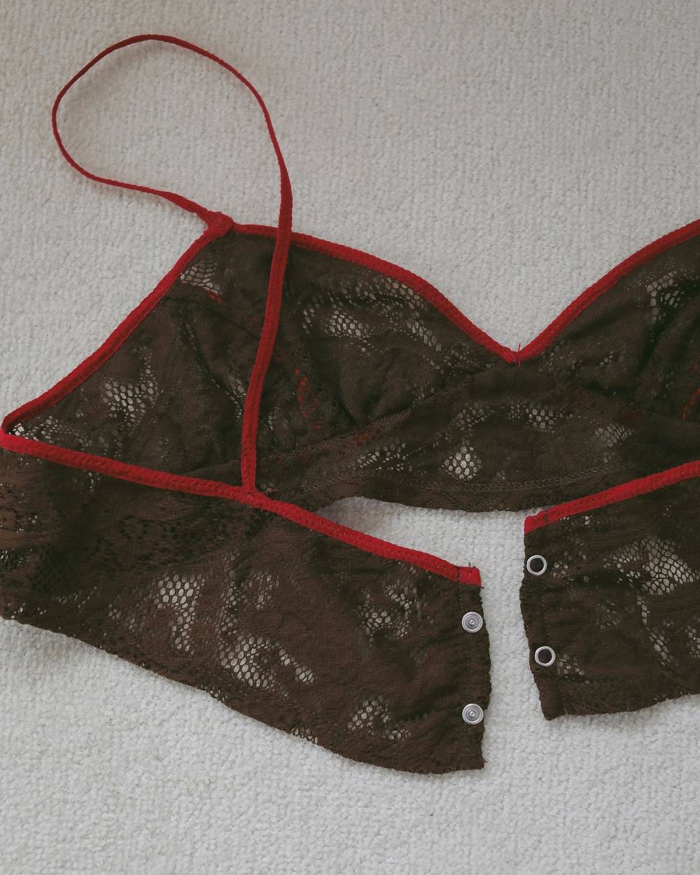 Piping Lace Bratop Piping Lace Bratop,パイピング レース ブラトップ,62710407,トップス,ブラトップ,ビスチェ,配色,ànuke,アンヌーク,lifes,ライフズ,27ss