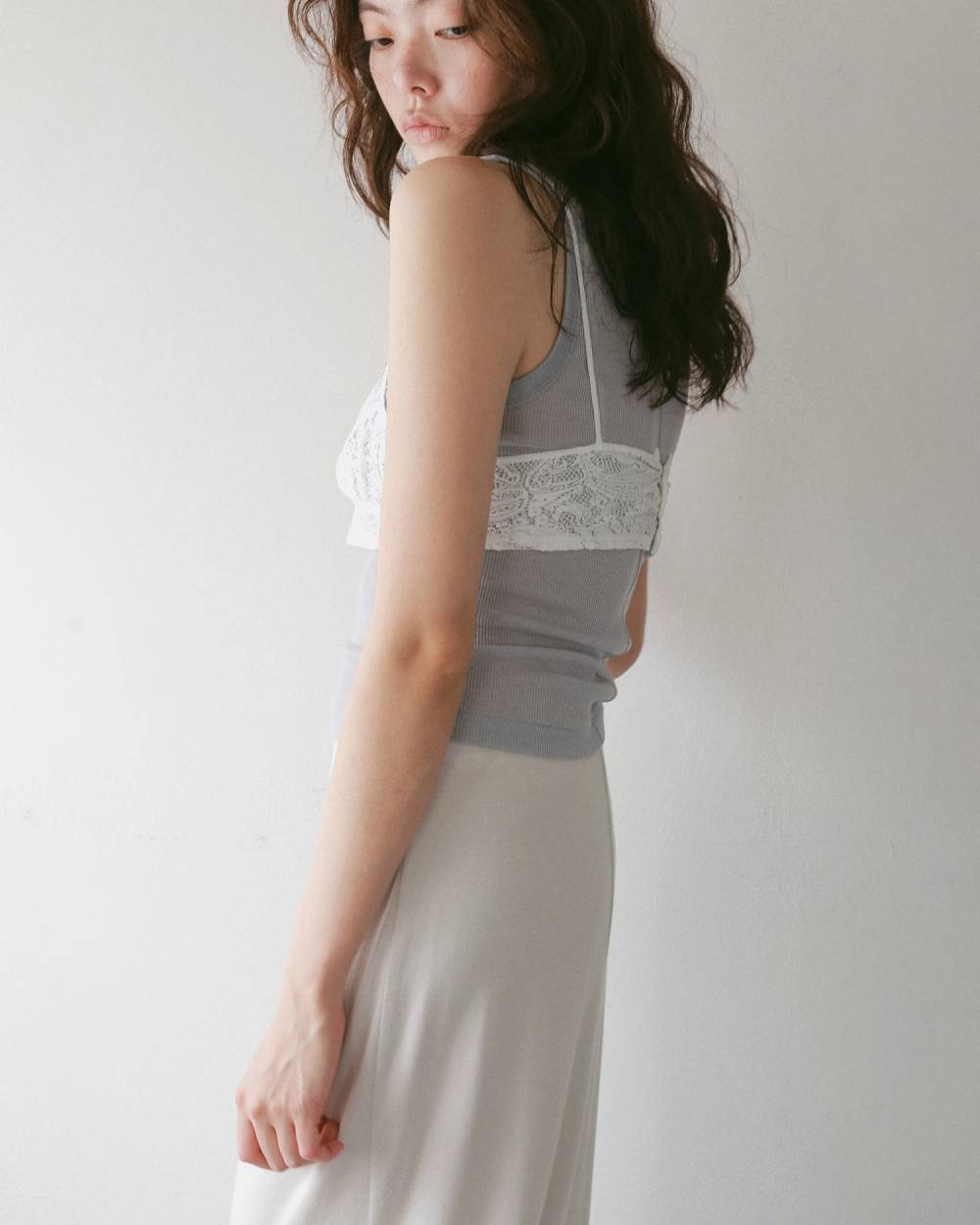 Piping Lace Bratop Piping Lace Bratop,パイピング レース ブラトップ,62710407,トップス,ブラトップ,ビスチェ,配色,ànuke,アンヌーク,lifes,ライフズ,27ss