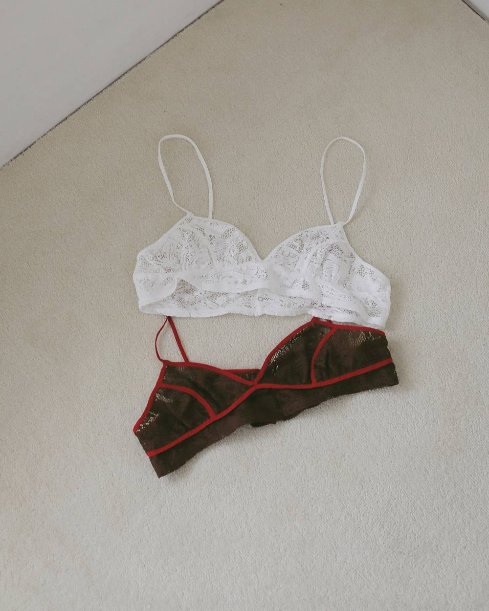 Piping Lace Bratop Piping Lace Bratop,パイピング レース ブラトップ,62710407,トップス,ブラトップ,ビスチェ,配色,ànuke,アンヌーク,lifes,ライフズ,27ss