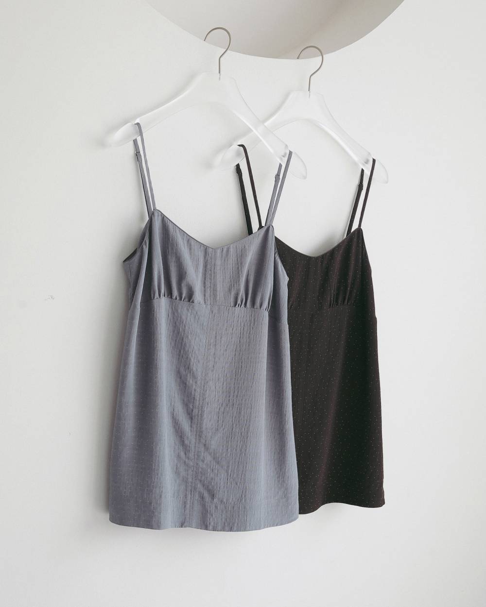 Dotjacquard Camisole Tops Dotjacquard Camisole Tops,ドットジャカード キャミソール トップス,62710411,トップス,キャミソール,柄,ànuke,アンヌーク,lifes,ライフズ,27ss