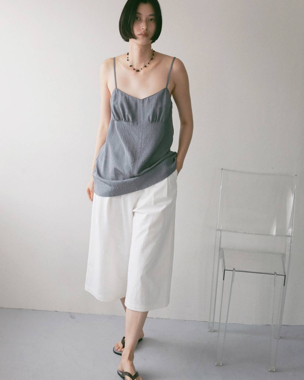 Dotjacquard Camisole Tops Dotjacquard Camisole Tops,ドットジャカード キャミソール トップス,62710411,トップス,キャミソール,柄,ànuke,アンヌーク,lifes,ライフズ,27ss
