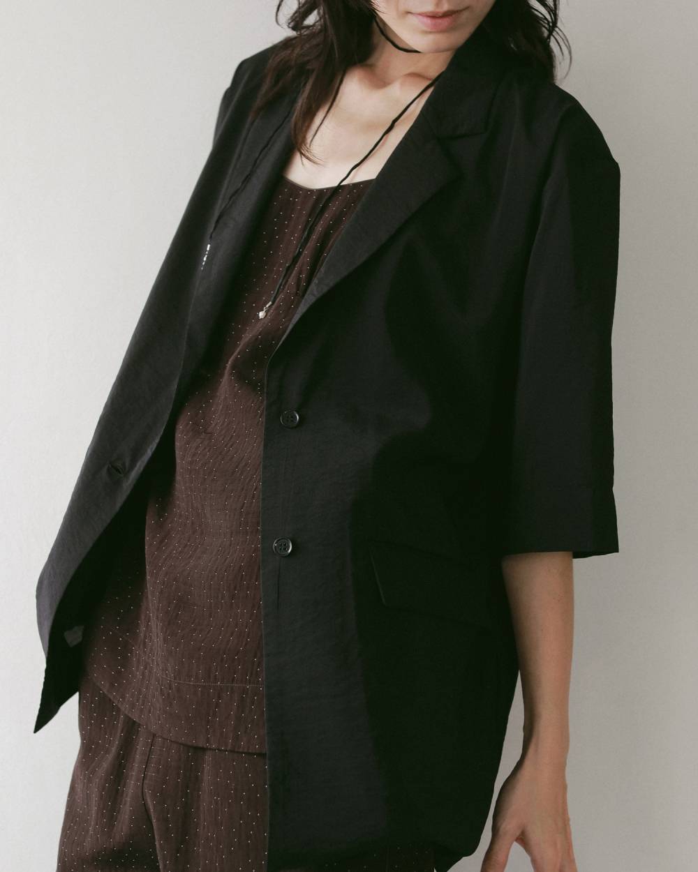 Dotjacquard Camisole Tops Dotjacquard Camisole Tops,ドットジャカード キャミソール トップス,62710411,トップス,キャミソール,柄,ànuke,アンヌーク,lifes,ライフズ,27ss
