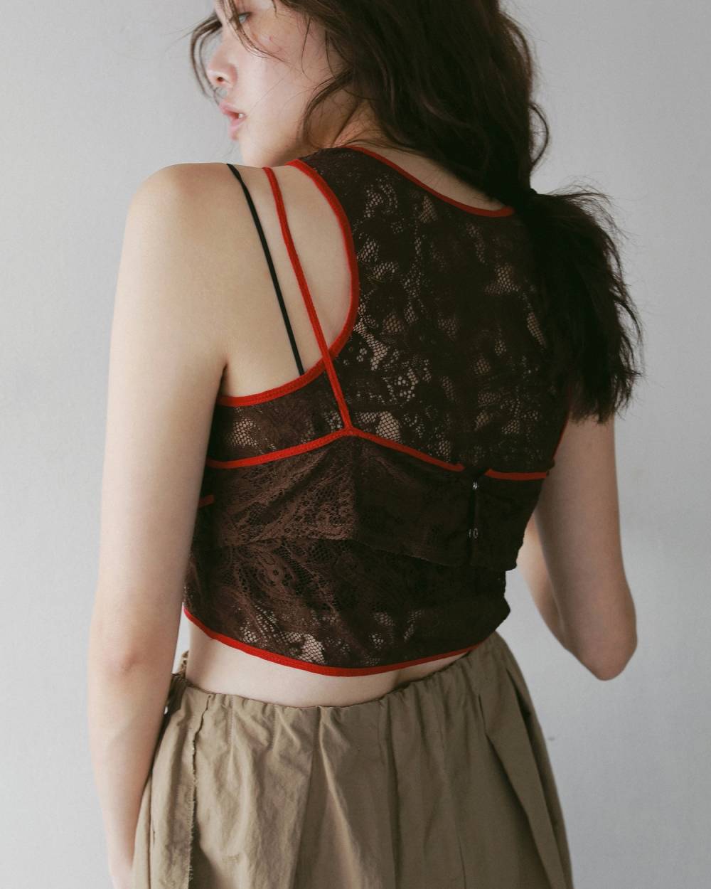 Lace Sleeveless Tops Lace Sleeveless Tops,レース スリーブレス トップス,62710417,トップス,レース,ノースリーブ,ノースリ,タンクトップ,ànuke,アンヌーク,lifes,ライフズ,27ss