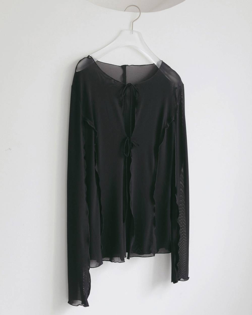 Sheer Tulle Cardigan Sheer Tulle Cardigan,シアー チュール カーディガン,62710420,カーディガン,カーデ,シアー,透け感,トップス,羽織,ànuke,アンヌーク,lifes,ライフズ,27ss