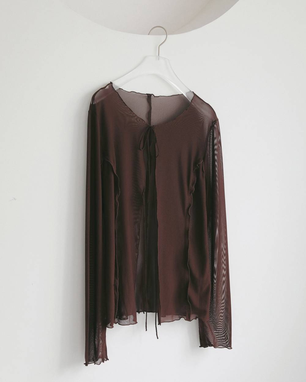 Sheer Tulle Cardigan Sheer Tulle Cardigan,シアー チュール カーディガン,62710420,カーディガン,カーデ,シアー,透け感,トップス,羽織,ànuke,アンヌーク,lifes,ライフズ,27ss