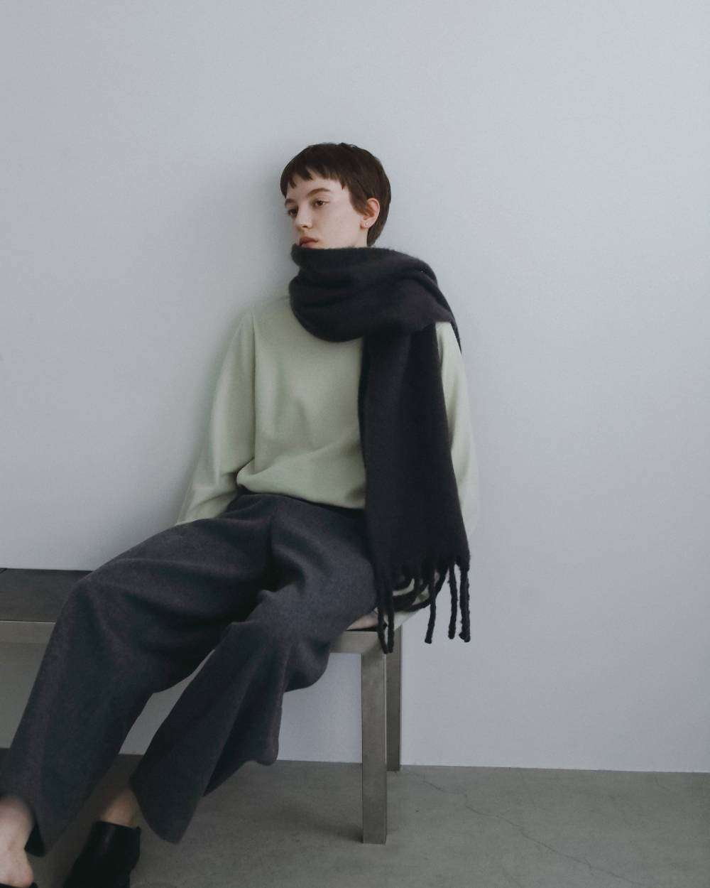 Wool100% Crewneck Knit Wool100% Crewneck Knit,ウール100% クルーネックニット,62710506,ニット,トップス,ニットトップス,ウール,クルーネック,ànuke,アンヌーク,lifes,ライフズ,26fall,26aw