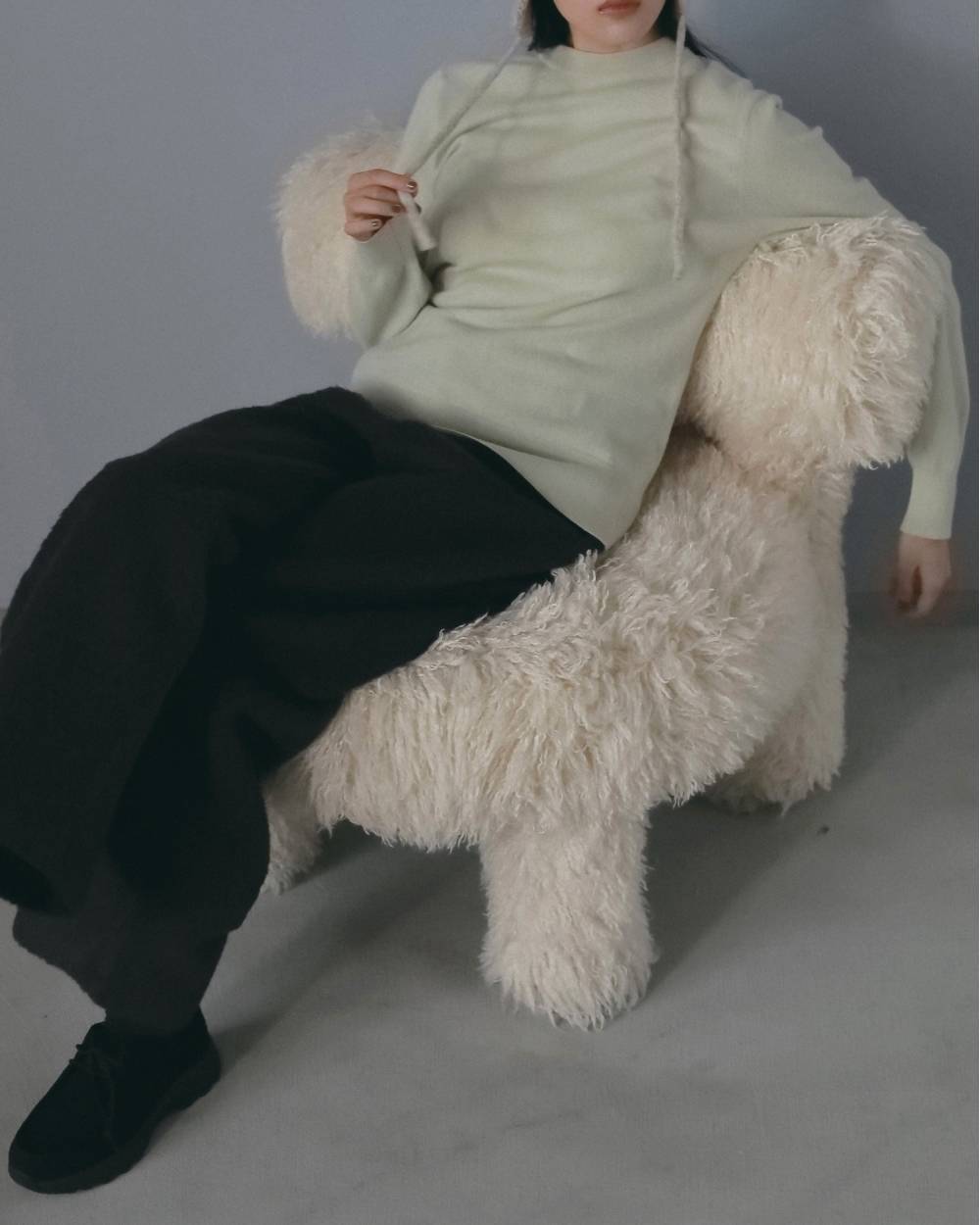 Wool100% Crewneck Knit Wool100% Crewneck Knit,ウール100% クルーネックニット,62710506,ニット,トップス,ニットトップス,ウール,クルーネック,ànuke,アンヌーク,lifes,ライフズ,26fall,26aw