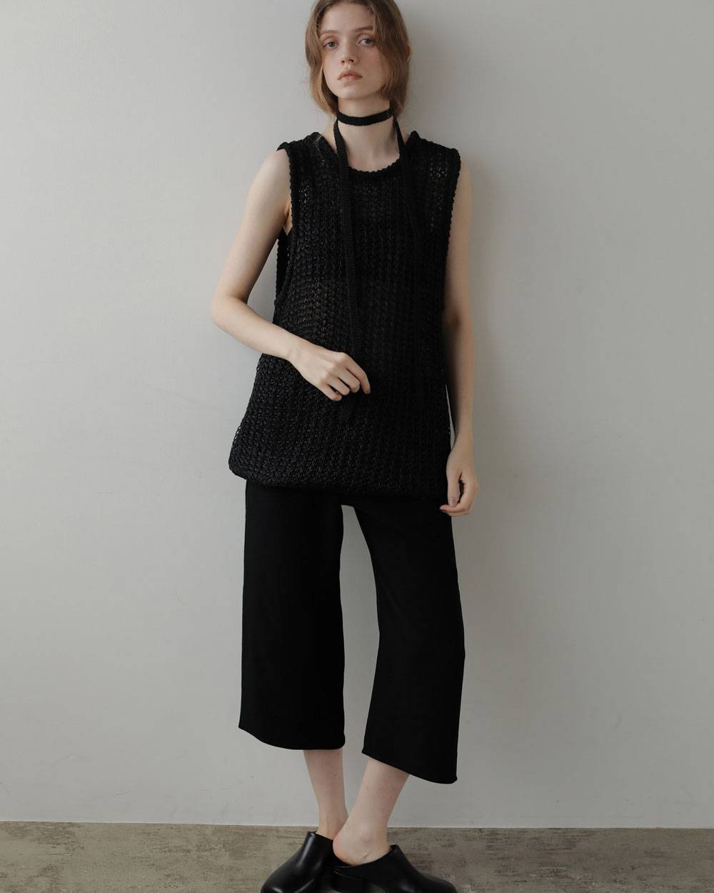 Paperyarn Knit Vest Paperyarn Knit Vest,ペーパーヤーン ニット ベスト,62710510,トップス,ベスト,ニットベスト,ニット,タンク,タンクトップ,ノースリーブ,ノースリ,ànuke,アンヌーク,lifes,ライフズ,27ss