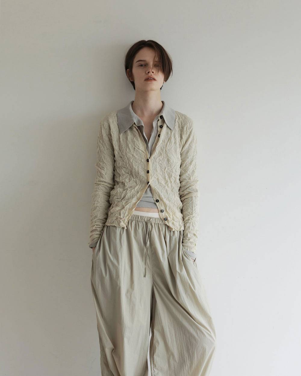 Washer Knit Cardigan Washer Knit Cardigan,ウォッシャー ニット カーディガン,62710511,カーディガン,カーデ,羽織,,ニットカーデ,ànuke,アンヌーク,lifes,ライフズ,27ss