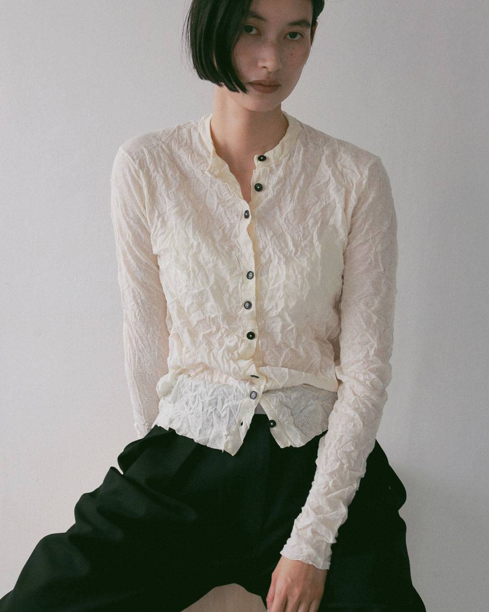 Washer Knit Cardigan Washer Knit Cardigan,ウォッシャー ニット カーディガン,62710511,カーディガン,カーデ,羽織,,ニットカーデ,ànuke,アンヌーク,lifes,ライフズ,27ss