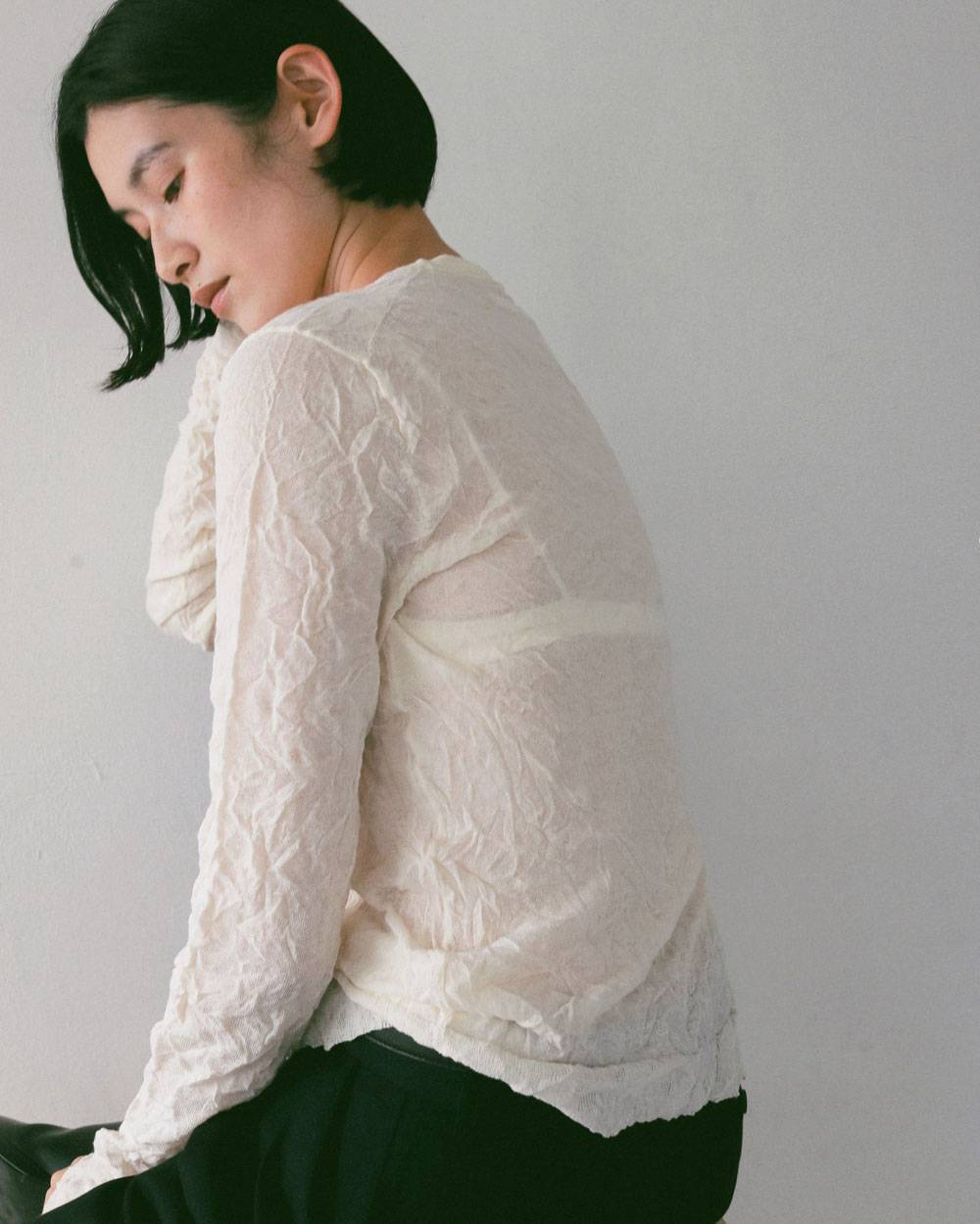 Washer Knit Cardigan Washer Knit Cardigan,ウォッシャー ニット カーディガン,62710511,カーディガン,カーデ,羽織,,ニットカーデ,ànuke,アンヌーク,lifes,ライフズ,27ss