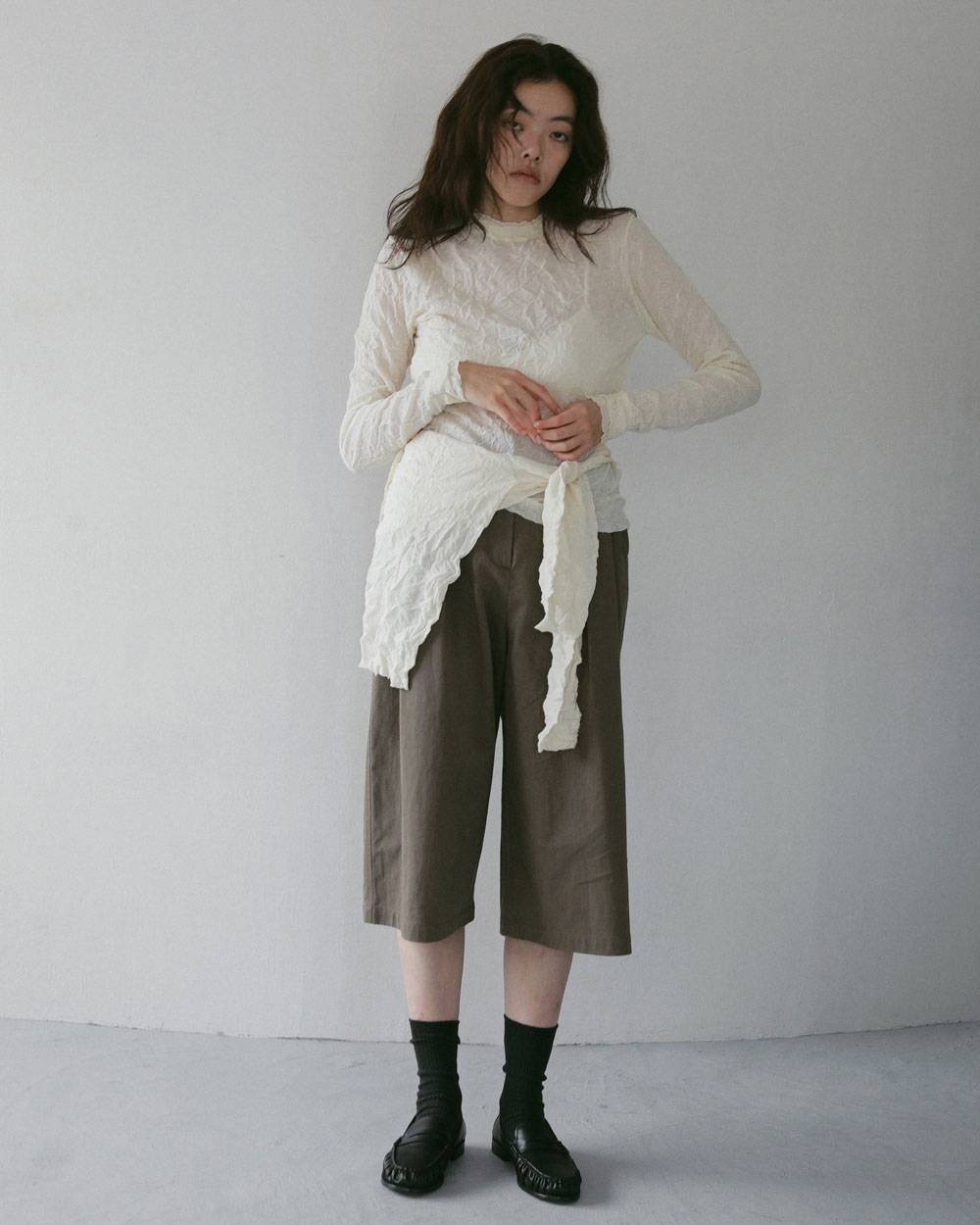Washer Knit Cardigan Washer Knit Cardigan,ウォッシャー ニット カーディガン,62710511,カーディガン,カーデ,羽織,,ニットカーデ,ànuke,アンヌーク,lifes,ライフズ,27ss